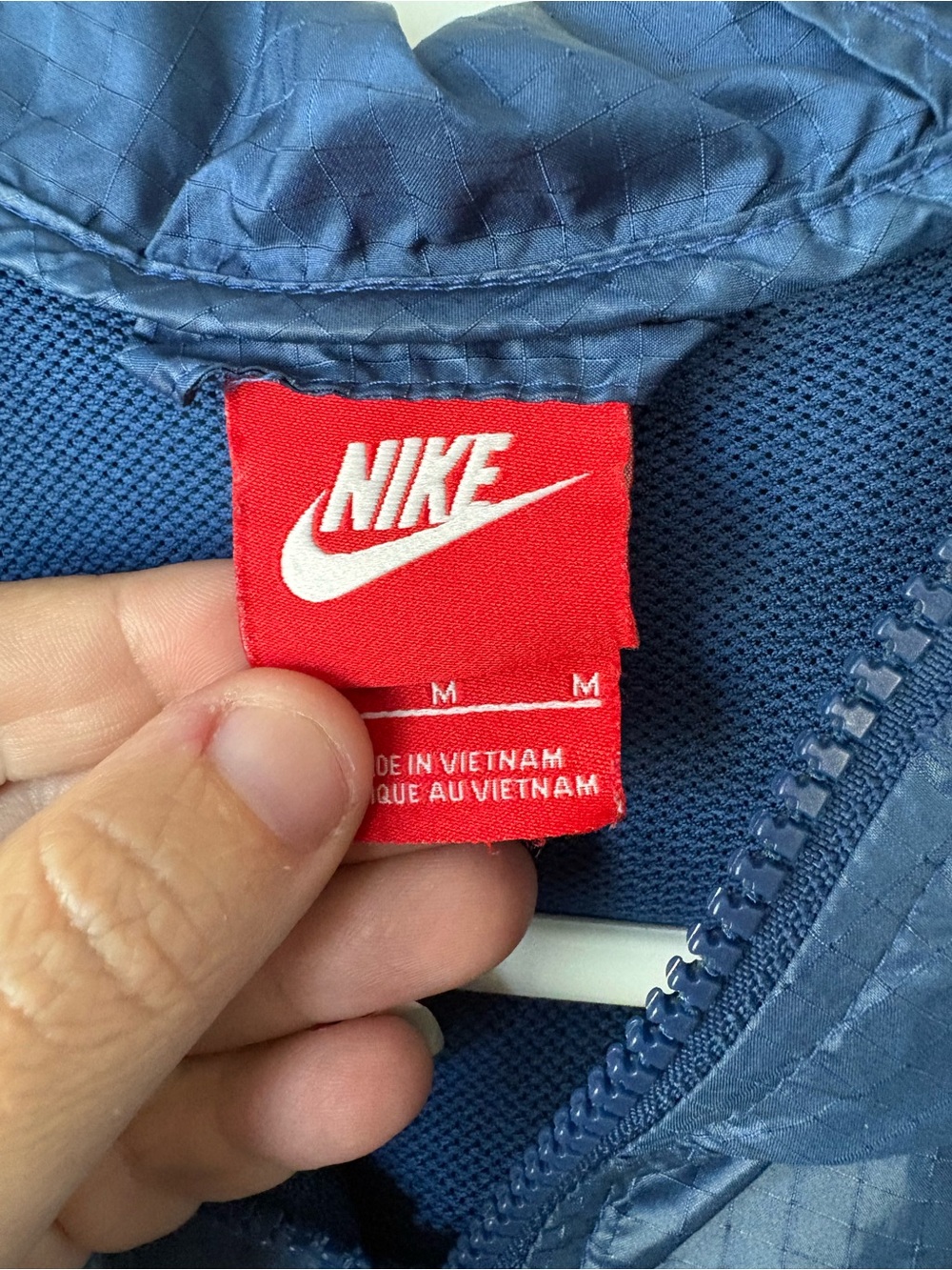 Nike Blue and Navy Windbreaker Utility Jacket - Picture 2 of 8
